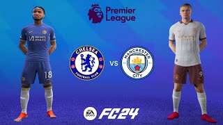 Chelsea  Man City Premier league Fc24 [upl. by Esinert]