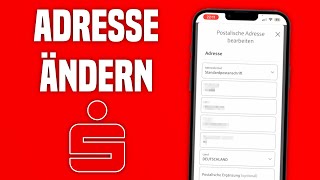 Sparkasse Adresse ändern Anleitung  Online Banking Adresse ändern Sparkasse [upl. by Oek]