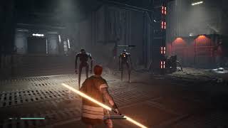 Star Wars Jedi Fallen Order Get From Imperial Dig Site Meditation Point to Imperial Headquarters Pad [upl. by Eustashe213]