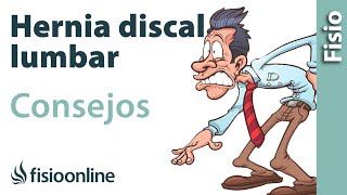 Hernia discal lumbar  Consejos para una mejor recuperación [upl. by Dira437]