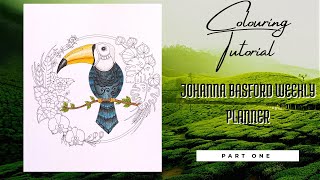 Johanna Basford 2024 Weekly Planner  Toucan Part 1 [upl. by Orvah]