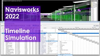 Navisworks 2022 Advanced Timeline Simulation 4K [upl. by Sokairyk163]