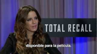 Kate Beckinsale habla sobre Total Recall en entrevista con Alex Medela [upl. by Donica]