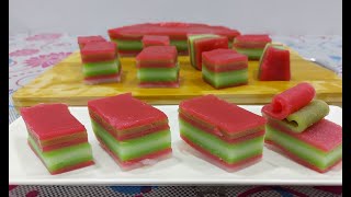 Steamed Kueh Lapis Recipe Colourful Layer Kueh Famous amp Traditional Asian Dessert Recipe in Tamil [upl. by Aimek]