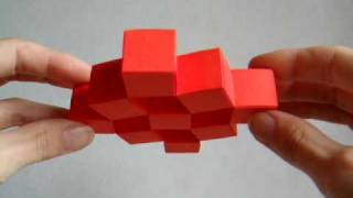 papercraft  moving cubes  dutchpapergirl [upl. by Violette704]