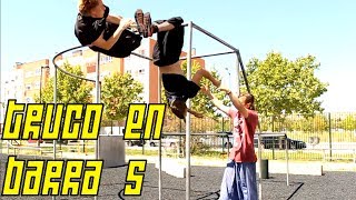 Truco en Barra 5  Bar Trick 5  Tutorial  Freerunning amp Workout [upl. by Yddeg]