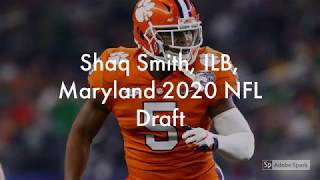 Shaq Smith ILB Maryland 2020 NFL Draft [upl. by Odnolor]