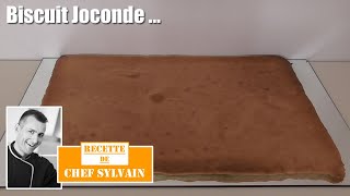 Biscuit Joconde  Recette par Chef Sylvain [upl. by Llednyl227]