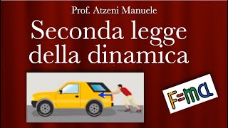 Seconda legge della dinamica ProfAtzeni ISCRIVITI [upl. by Araek]