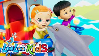 Vehicles Song amp Zigaloo Song  Kids Songs and Nursery Rhymes  LooLoo Kids [upl. by Dahcir]