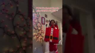 Momma Claus in full affect 🤶🏽 fyp reel santa [upl. by Nayar440]