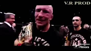 Georges StPierre VS Johny Hendricks highlights [upl. by Florida]