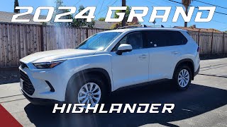 2024 Toyota Grand Highlander Overview [upl. by Pasco]