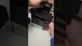 Fanfold Shipping labels 6x4 printer standorganizerdust protector diy NELKO NELKOprinter [upl. by Sexton349]