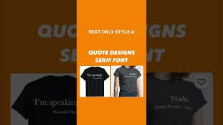 9 Text Only TShirt Designs That Sell for Print on Demand [upl. by Otto]