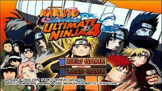 MELAWAN BAYANGANNARUTO ULTIMATE NINJA 4 PS2 1 [upl. by Boorman89]