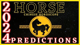 Horse Chinese Zodiac Signs 2024 Horoscope Predictions [upl. by Garrity]