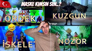 Italian React 🇹🇷 Maske Kimsin Sen  Trailer 12345  Super Fun Program 🤣 [upl. by Oidualc]