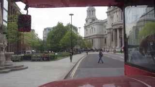 Bus ride from the Tower of London on AECengined Routemaster ride  RML903 WLT 903 [upl. by Hi]