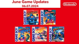 Game Boy – June 2024 Game Updates – Nintendo Switch Online [upl. by Netsrejk]