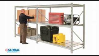 Globalindustrialcom High Capacity Bulk Rack Shelving [upl. by Kornher]