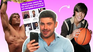 Zac Efron Finds Out Which Iconic Zac Efron Character He Is [upl. by Ilwain770]