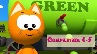 Meow meow Kitty Games 😸  compilation 15  Playing a game with Kitten [upl. by Acirre351]