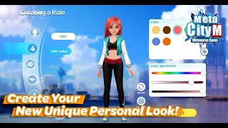 【MetaCity M】Create Your New Unique Personal Look [upl. by Zorine107]