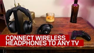 4 ways to connect wireless headphones to any TV CNET How To [upl. by Llenrub]