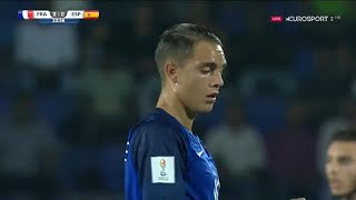 Maxence Caqueret vs Spain U17 World Cup 17102017 [upl. by Deonne944]