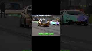 CIVIC VS LAMBO RACE shortvideo phonkdrifting edit carracing [upl. by Fayola]