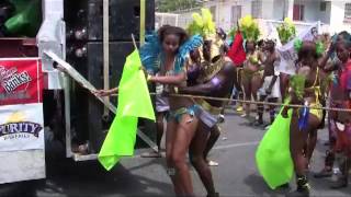 Action at Grand Kadooment Barbados 2013 [upl. by Illoh]