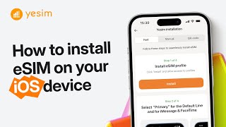 How to Install Yesim eSIM on Your iOS Device  Easy StepbyStep Guide [upl. by Nnanerak]