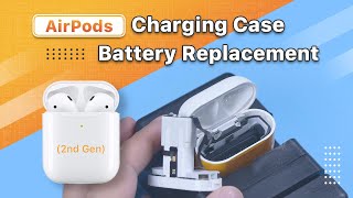 AirPods Charging Case Battery Replacement  Not Charging Issue [upl. by Cyd119]