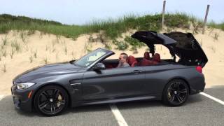 2015 BMW M4 Convertible Hard Top  NYDN Autos [upl. by Ireg]