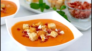 Salmorejo Cordobes 🌟 ¡¡RECETAS DE VERANO 💦 [upl. by Richmound]