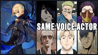 Genshin Impact DAINSLEIF Voice Actors in Anime Roles Tsuda Kenjiro NanamiJokerTatsuOverhaul [upl. by Searcy]