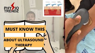 Ultrasound therapy In and Out Physiotherapy physiotrendz [upl. by Oiligriv]