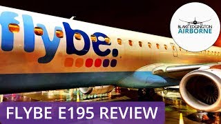 FLIGHT REVIEW  Flybe  Embraer 195  Birmingham to Amsterdam [upl. by Abigael]