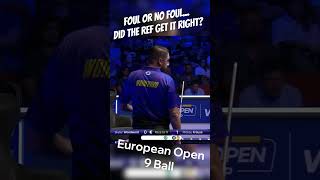 Foul or No Foul 9ball pool ultimatepool shortsviral shortvideos viralvideos shorts fyp wow [upl. by Roobbie]