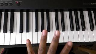 Major Scales How to Play B Major Scale on Piano Right and Left hand [upl. by Addiego536]