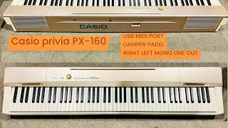 Casio privia PX160 Digital piano 88 Weighted keys  Wilsons music instruments 03371476660 [upl. by Tnert995]