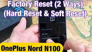 OnePlus Nord N100 How to Factory Reset 2 Ways Hard Reset amp Soft Reset [upl. by Narret]