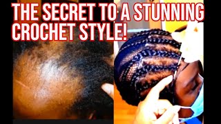 ULTIMATE BRAID PATTERN amp STUNNING DEEP WAVE CROCHET BRAID HAIRSTYLE [upl. by Eiram]