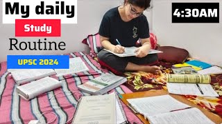 MY ROUTINE FOR UPSC PRE20243AMEARLY MORNING STUDY ROUTINE FOR UPSC 2024UPSC IN DELHI [upl. by Harragan]