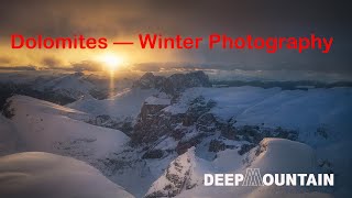 Dolomites Winter Photography [upl. by Baiss]