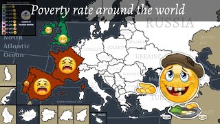 Poverty rate around the world [upl. by Akiram]