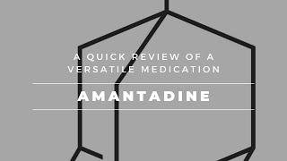 Amantadine Mechanisms of action and potential therapeutic uses [upl. by Ecirum115]