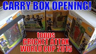 OMGGreat Pulls ☆ CARRY BOX opening ☆ Topps CRICKET ATTAX ICC WORLD CUP 2015 Trading Cards [upl. by Alat644]