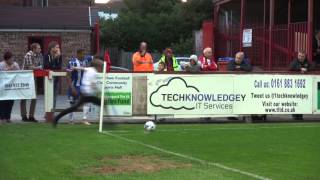 Fan takes corner for James Tavernier in preseason friendly  Altrincham v Wigan Athletic [upl. by Lumbye]